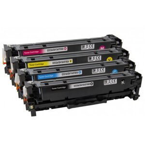 Texpo HP CE410X, CE411A, CE412A, CE413A - kompatibilní sada 4 barev tonerů 305X