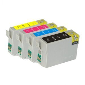 Texpo Epson T1001, T1002, T1003, T1004 - kompatibilní sada všech barev cartridge
