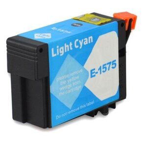 Texpo EPSON T1575 - kompatibilní světle modrá inkoustová kazeta
