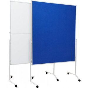 2x3 Moderační textilní tabule modrá 120x150cm