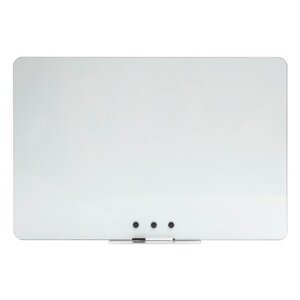 Bílá bezrámová magnetická tabule Qboard 87 x 57 cm