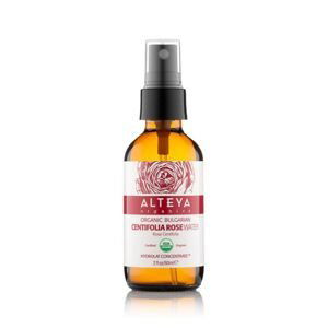 Růžová voda z růže stolisté ve skle (Rosa Centifolia) Alteya Organics 60 ml