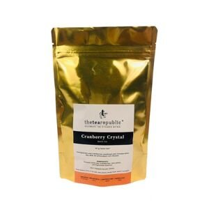 Sypaný čaj Cranberry Crystal ve vaku The Tea Republic 50g