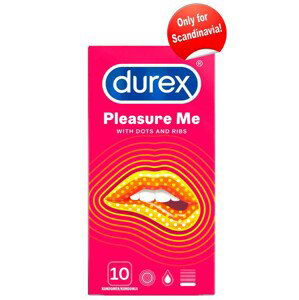 Durex Pleasure Me - žebrované-tečkované kondomy (10ks)