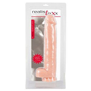 realistixxx Giant 3XL - velké realistické dildo s přísavkou (42cm) - tělová barva