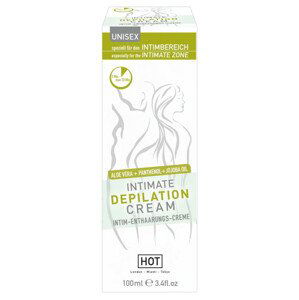 HOT Intimate - intimní depilační krém se stěrkou (100ml)