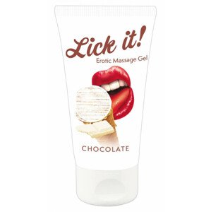 Lick it! - jedlý lubrikant - bílá čokoláda (50ml)