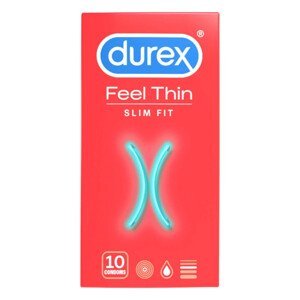 Durex Feel Thin Slim Fit - kondom s realistickým pocitem (10ks)