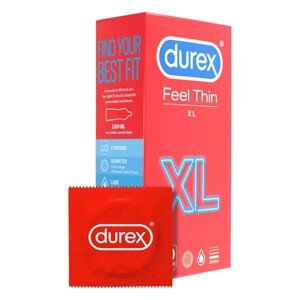 Durex Feel Thin XL - kondom s realistickým pocitem (10ks)