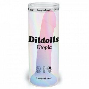 Dildolls Utopia - silikonové dildo s přísavkou (barevné)