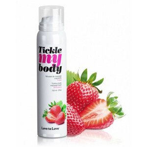 Tickle my body - masážní pěna - jahoda (150 ml)