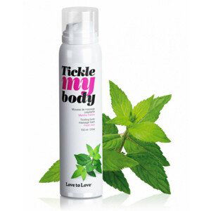 Tickle my body - masážní pěna - máta (150 ml)