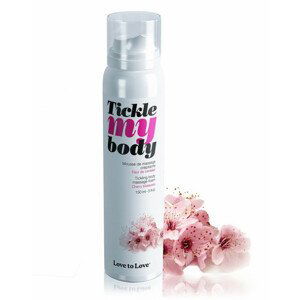 Tickle my body - masážní pěna - třešňový květ (150 ml)