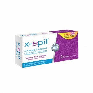 X-Epil - rychlé těhotenské testovací proužky (2ks)