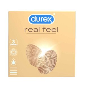 Durex Real Feel - bezlatexové kondomy (3 ks)