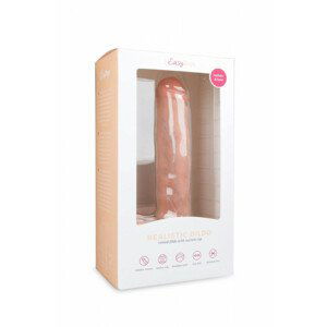 Easytoys - velké dildo s varlaty a přísavkou (29,5cm) - tělová barva