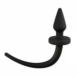 Easytoys Dog Tail - anální dildo (černé)