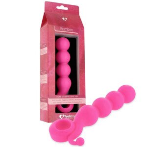 FEELZTOYS Rombee - anální dildo se 4 kuličkami (růžové)