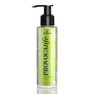 Sensuva Provocatife Hemp - feromonový masážní gel s pumpičkou (120ml)