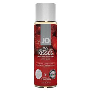 JO H2O Strawberry Kiss - lubrikační gel na vodní bázi (60 ml)