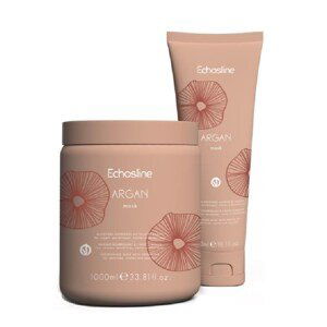 Echosline New Argan Mask - maska pre oslabené a chemicky ošetrované vlasy, 1000 ml