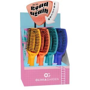 DISPLAY: Olivia Garden Fingerbrush On The Road Again - set kartáčů na rozčesávání a foukání, 8 ks