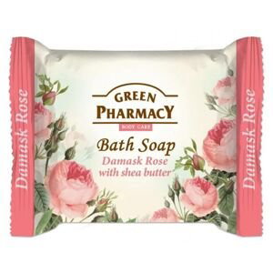 Green Pharmacy Toaletné mydlá, 100 g DAMASK ROSE WITH SHEA BUTTER - růže z damašku s bambuckým máslem