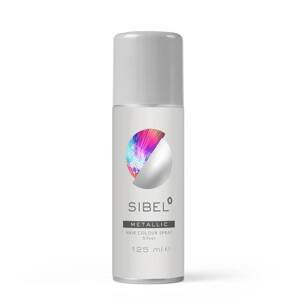 Sibel 1 Day Hair Color Spray - 1 denní spreje - pastelové, glitrové, barevné, 125 ml METALLIC SILVER - metalický stříbrný