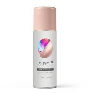 Sibel 1 Day Hair Color Spray - 1 denní spreje - pastelové, glitrové, barevné, 125 ml METALLIC ROSE GOLD - metalický růžovo-zlatý