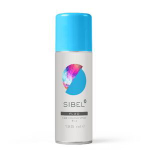 Sibel 1 Day Hair Color Spray - 1 denní spreje - pastelové, glitrové, barevné, 125 ml FLUO BLUE - "svietivý" modrý