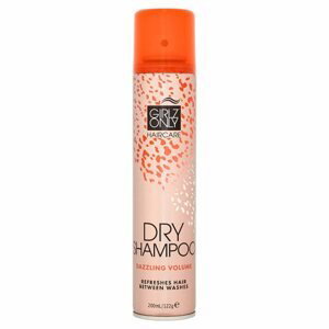 Girlz Only Dry Shampoo - suché šampony, 200 ml Dazzling Volume - objemový