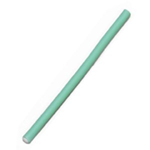 Papiloty - flexibilní pěnové natáčky na vlasy 8020 - 18 cm, tloušťka 8 mm, 12 ks / bal - zelené