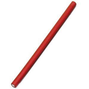Papiloty - flexibilní pěnové natáčky na vlasy 8032 - 25 cm, tloušťka 12 mm, 12 ks / bal - červené