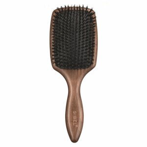 Sibel Decopad 1 paddle - plochý kartáč na rozčesávání vlasů s kančími štětinami