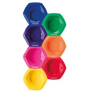 Comair Dyeing bowl Rainbow large 7001285 - sada velkých barevných misek na barvení, 7 ks