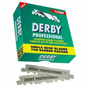 DERBY - Professional - Platinum 02955 - Náhradní žiletky, poloviční čepel, 100ks