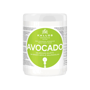 Kallos Avocado Pre-shampoo mask - intenzivní výživná maska před použitím šampónu, 1000 ml