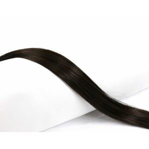 Beauty for You Slovanské vlasy - rovné prameny s plochým hrotem, vlasy 40 cm, pro keratinovou nebo ultrazvukovou metodu 2 dark brown - tmavě hnědá
