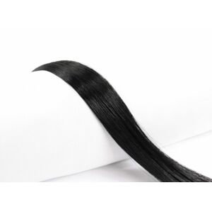 Beauty for You Slovanské vlasy - rovné prameny s plochým hrotem, vlasy 51 cm, pro keratinovou nebo ultrazvukovou metodu 1 black - černá