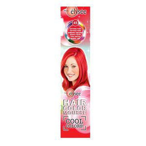 Elysée Color Mousse - barevné pěnové tužidla na vlasy 45 červený mák
