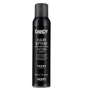 DANDY Hair Spray Extra Dry Fixing - pánský ultra silný lak na vlasy, 300 ml