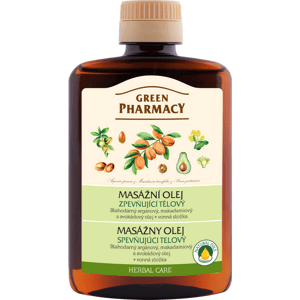Green Pharmacy - zpevňující tělový masážní olej, 200 ml