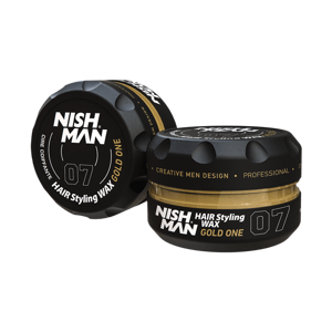 EXP (03/23) Nishman Hair Styling Wax Gold One 07 - vosk na vlasy s leskem, 100 ml
