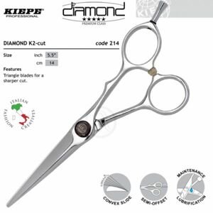 Kiepe THREE STARS Diamond Series 214 Designer - profesionální kadeřnické nůžky 214 / 5,5 "Designer