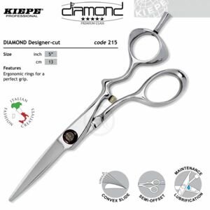 Kiepe THREE STARS Diamond Series 215 Designer - profesionální kadeřnické nůžky 215/5 "Designer