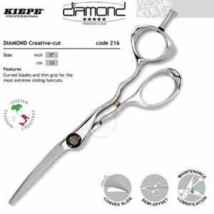 Kiepe THREE STARS Diamond Series 216 Designer - profesionální kadeřnické nůžky 216/5 "Designer