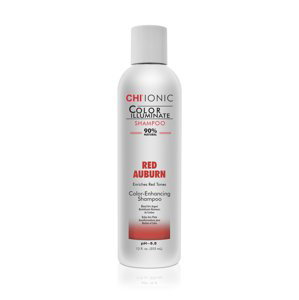 CHI Ionic Color Illuminate Shampoo Red Auburn - čistící šampon s červenými pigmenty, 355ml