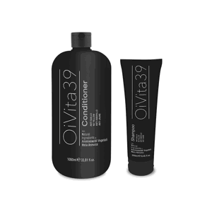 AKCE: OiVita 39 Antigiallo Conditioner - kondicionér na šedivé, zesvětlené a odbarvované vlasy, 1000 ml + OiVita 39 Antigiallo Shampoo, 250 ml