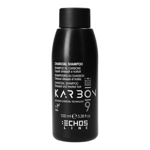 Echosline Karbon 9 Shampoo - šampon s aktivním uhlím pro poškozené a chemicky ošetřené vlasy 100 ml