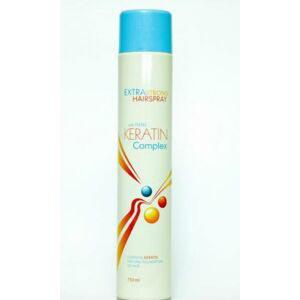 Total KERATIN extra strong Hairspray - extra silný lak na vlasy s keratinem 750 ml